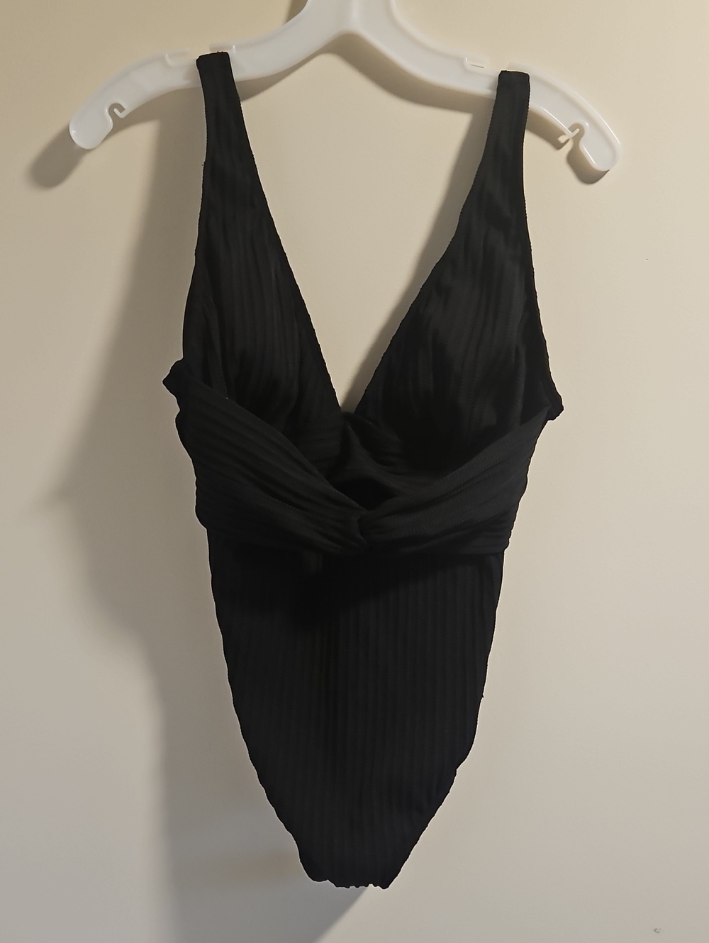 Cupshe Black Women's Tummy Control One Piece Bathing Suit